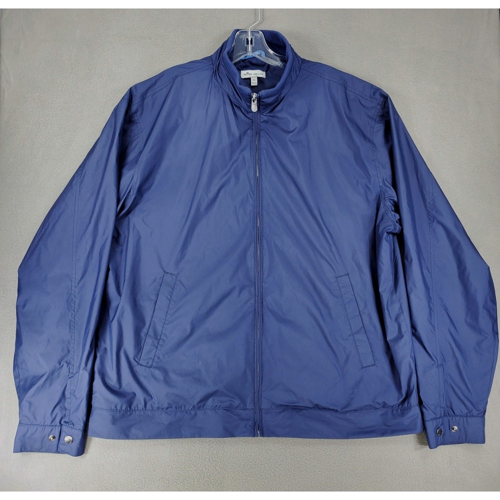 Peter Millar Jacket Blue Mens XL Hartford Full Zip Crown Golf Performance